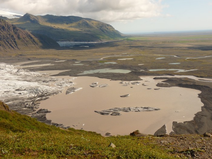 Hier am Skaftafellsjökull