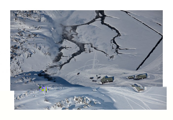 Die Hütte von Landmannalaugar