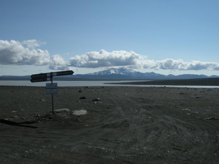 Die Aussicht auf den Snæfell