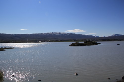 Egilsstadir vom Campingplatz aus photographiert.