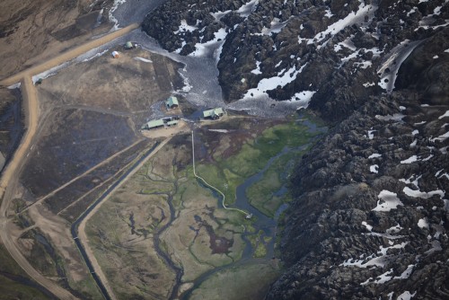 Hütte von Landmannalaugar